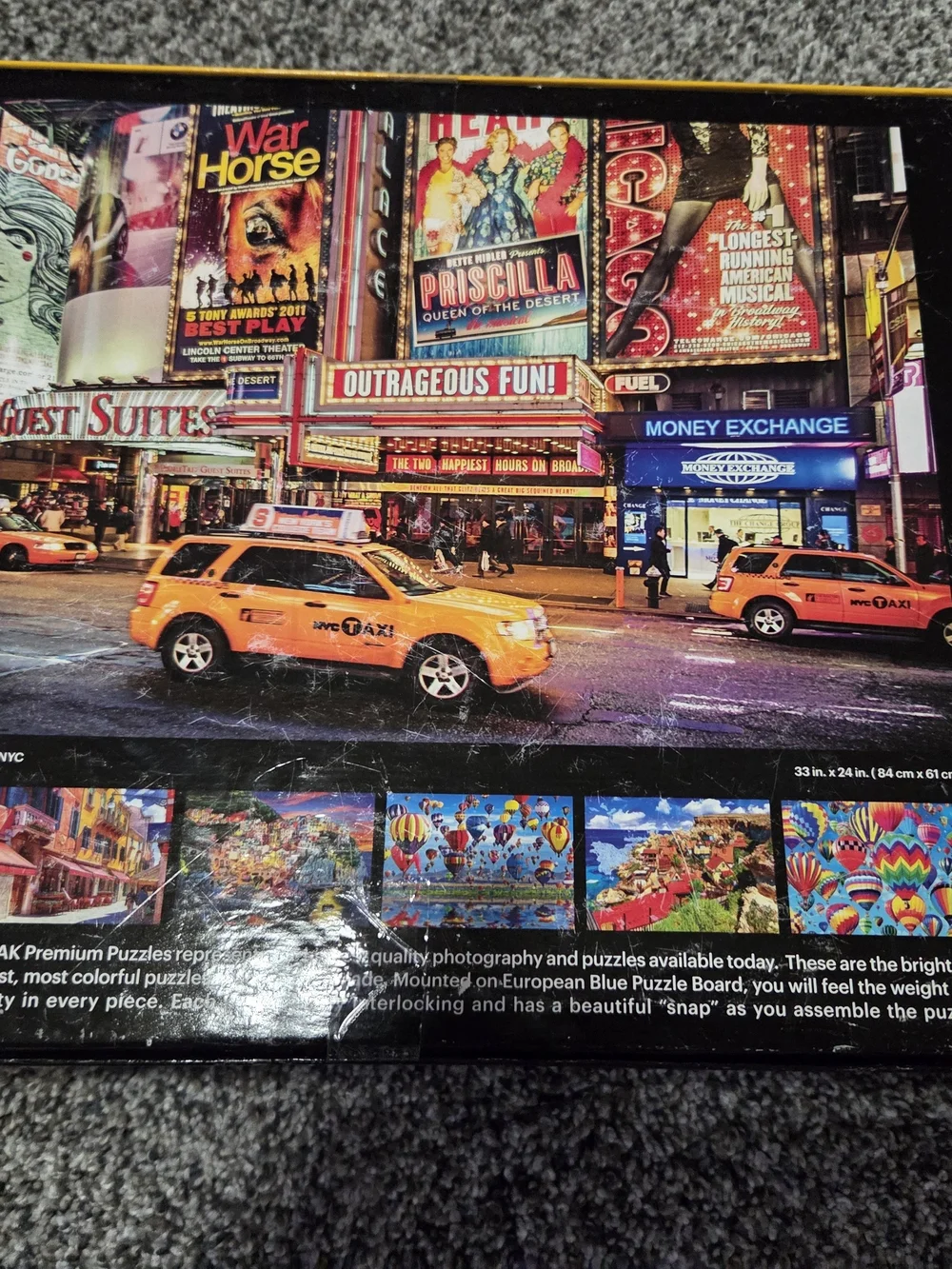 Kodak Premium Puzzles Bright Lights Big City NYC 1500 Piece Jigsaw Puzzle